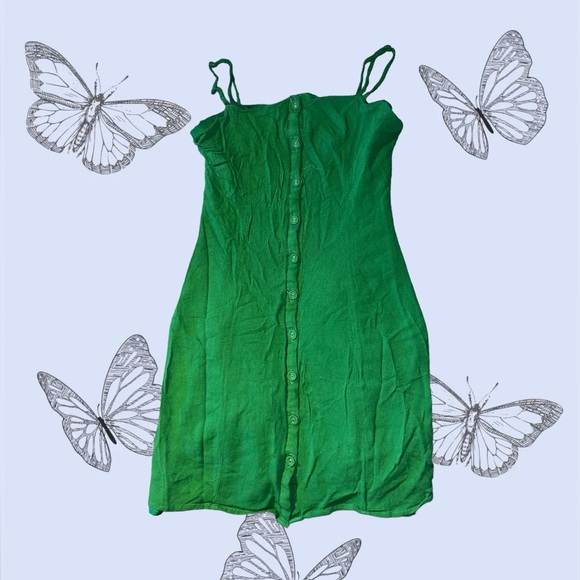 Forever21 Forest Spring Dress 👗 - Picture 1 of 5